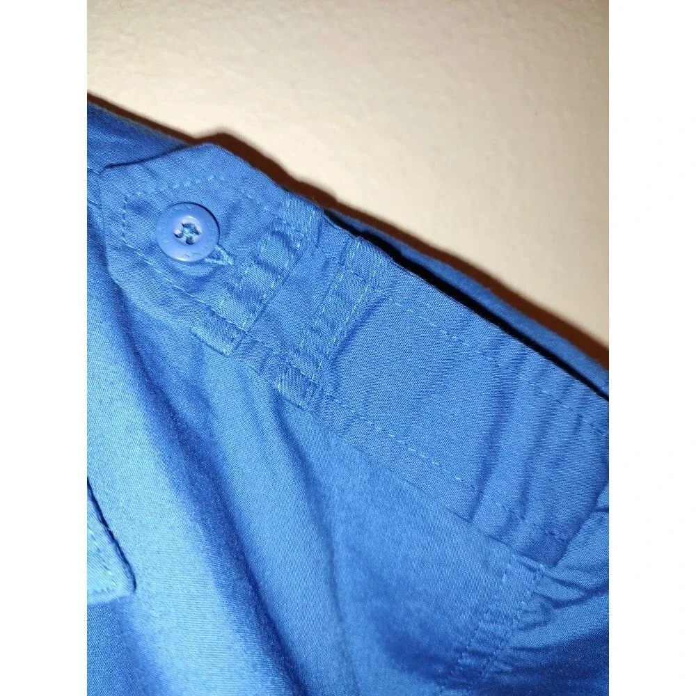 Men's Polo Ralph Lauren Lightweight Blue Cotton Red Logo Shirt Size XL